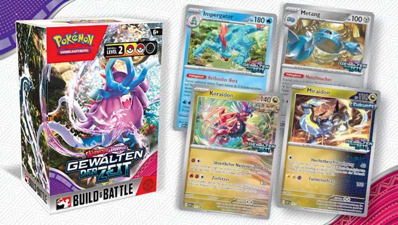Pokémon-Gewalten der Zeit-Build & Battle Box