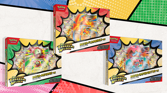 Pokémon-Kollektionen Mega-Entwicklung – Erhabene Helden: Mega‑Impergator‑ex
